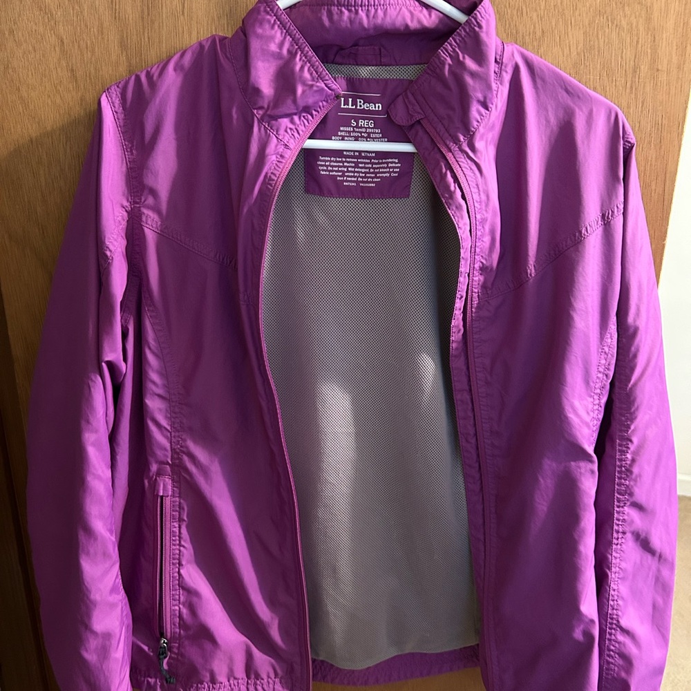 L.L. Bean Women's Vibrant Purple Utility Jacket